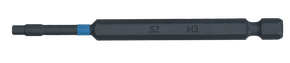 Screwdriver bit, 1/4”, with color coding, 89 mm, hexagon, 3 mm