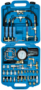 Petrol pressure tester, 0-8 bar, 70-piece