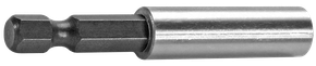 Bit holder, 1/4", magnetic, 60 mm