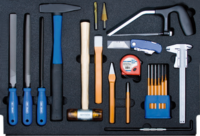 Tool assortment, Car body tools, 21-pieces
