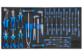 Tool assortment, Screwdrivers and pliers, 44-piece